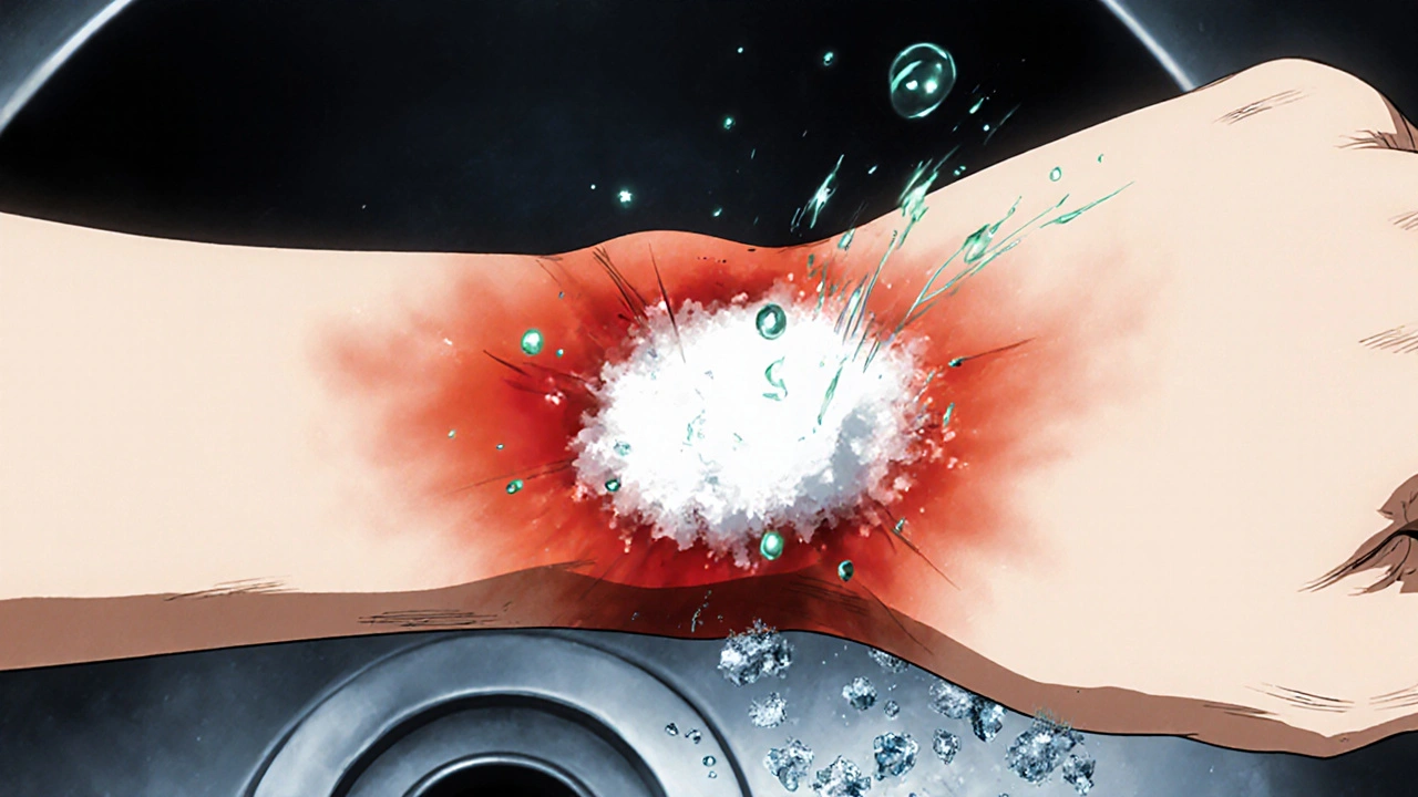 How Benzalkonium Chloride and Zinc Oxide Help Heal Minor Burns